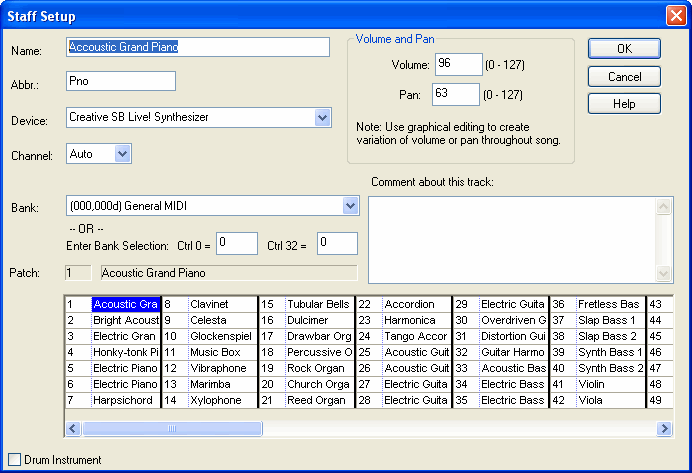 tracksetuponetrack