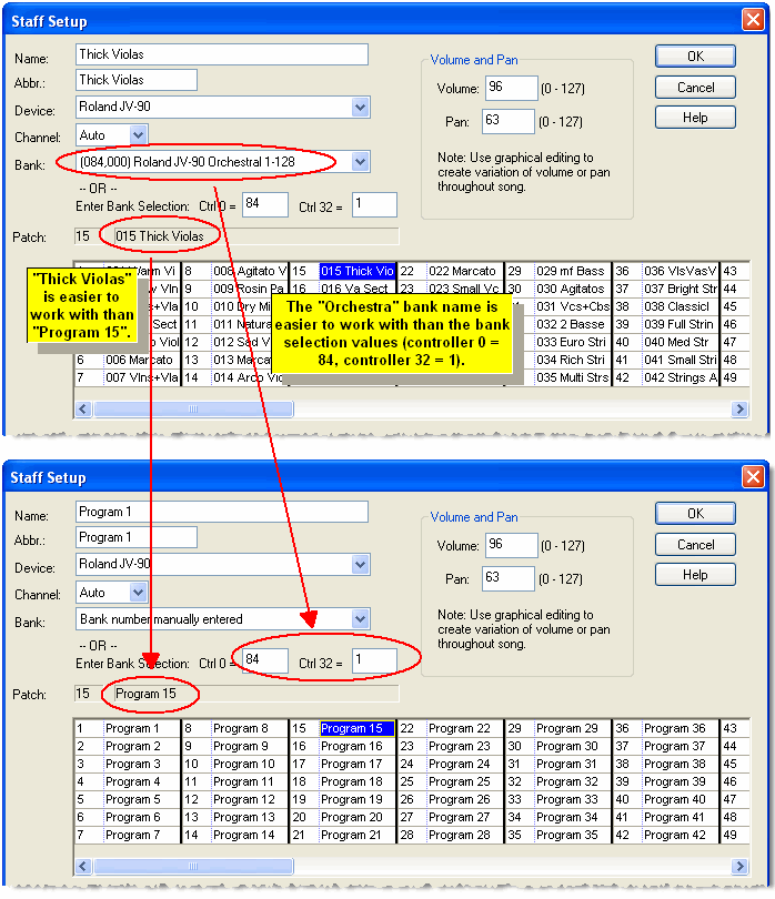 TrackSetupWithAndWithoutInstNames