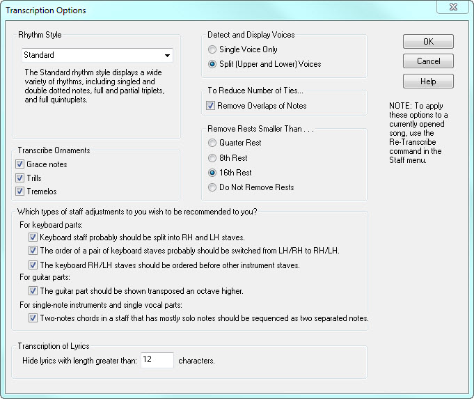 TranscriptionOptionsDlg