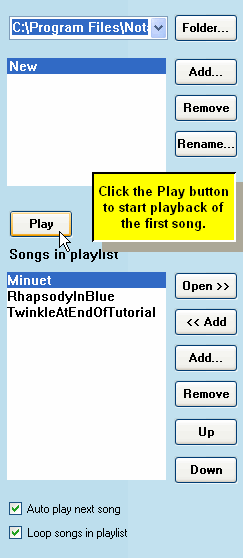 TutorialPlaylistStartPlayback