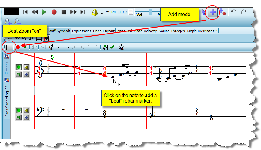 Rebar-BeatAddWithMouse