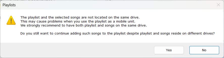 Playlist_warning_songs_not_same_harddrive_as_playlists