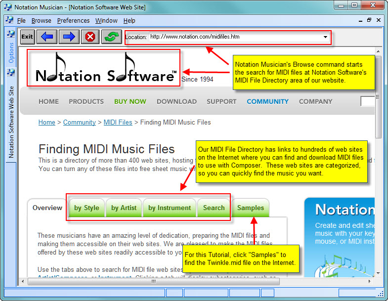 TutorialBrowserInternetNotationMidiFilePageMusician-7