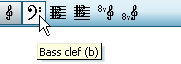 CommandShortcutForBassClef