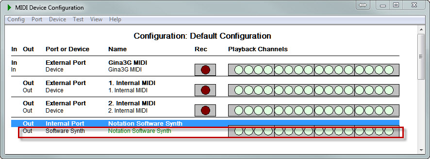 MidiDeviceConfigNotationSoftwareSynthDefault