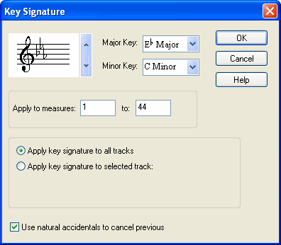 KeySignatureDlgPlayer