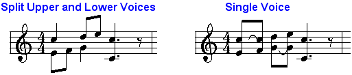 TranscriptionSplitVersusSingleVoice